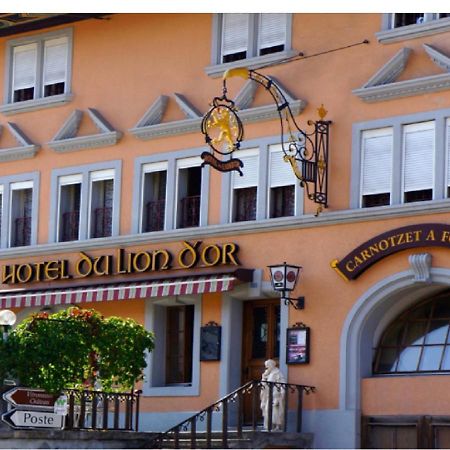 Hotel Lion D'Or Romont ภายนอก รูปภาพ