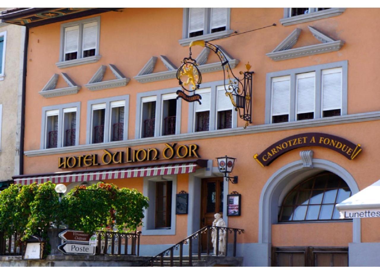 Hotel Lion D'Or Romont ภายนอก รูปภาพ