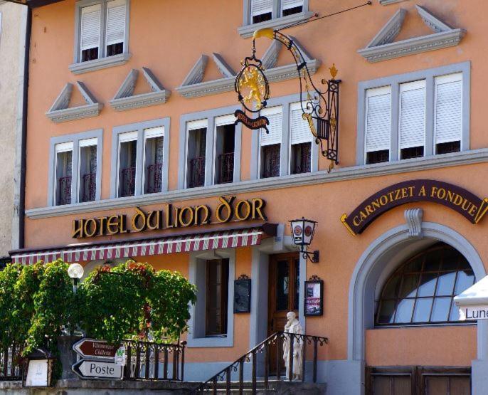 Hotel Lion D'Or Romont ภายนอก รูปภาพ